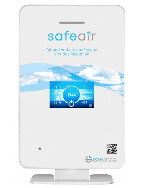 Safeair Premium, Sistema de Desinfección y Purificación de Aire y Superficies